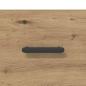 Preview: Nachttisch Eiche handwerklich 40 x 35 x 47,5 cm Holzwerkstoff