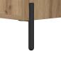 Preview: Nachttisch Eiche handwerklich 40 x 35 x 47,5 cm Holzwerkstoff