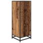 Preview: Badezimmer Schrank Altholz 35 x 37,5 x 100 cm Holzwerkstoff
