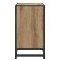 Preview: Badezimmer Waschbecken Schrank mit Regal Eiche handwerklich
