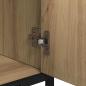 Preview: Badezimmer Waschbecken Schrank mit Regal Eiche handwerklich