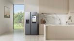 Preview: Samsung RS90F67BETEF Stand Side-by-Side Kombination, 91,2 cm breit, 614 L, NoFrost+, Wassertank, WiFi, Eis- und Wasserspender, Edelstahloptik