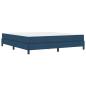 Preview: Boxspringbett mit Matratze Blau 180 x 200 cm Stoff
