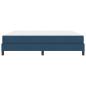 Preview: Boxspringbett mit Matratze Blau 180 x 200 cm Stoff