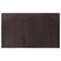 Preview: Teppich Rechteckig Dunkelbraun 60x100 cm Bambus