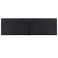 Preview: Teppich Rechteckig Schwarz 60x200 cm Bambus