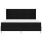 Preview: Boxspringbett mit Matratze Dunkelgrau 90x190 cm Schwarz