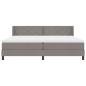 Preview: Boxspringbett mit Matratze mit Matratze Taupe 200 x 200 cm