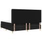 Preview: Boxspringbett mit Matratze Schwarz 200 x 200 cm Stoff