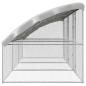 Preview: Hühnerkäfig Silber 600 x 200 x 198.5 cm Verzinkter Stahl