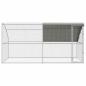 Preview: Hühnerkäfig Silber 400 x 200 x 198.5 cm Verzinkter Stahl