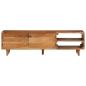 Preview: TV-Schrank Massivholz Akazie Honigfarbenes Finish 140x30x40 cm