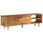 Preview: TV-Schrank Massivholz Akazie Honigfarbenes Finish 140x30x40 cm