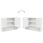 Preview: Badezimmermöbel Set 4 pcs Weiß 30 x 35 x 192 cm Holzwerkstoff