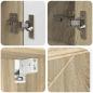 Preview: Badezimmermöbel Set mit Tür 4 pcs Sonoma Eiche 30 x 35 x 192 cm
