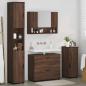 Preview: Badezimmermöbel Set mit Tür 4 pcs Braune Eiche 30 x 35 x 192 cm