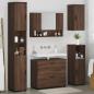 Preview: Badezimmermöbel Set mit Tür 5 pcs Braune Eiche 30 x 35 x 192 cm
