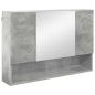 Preview: Badezimmermöbel Set mit Regal 5 pcs Betongrau 30 x 35 x 192 cm