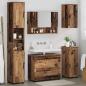 Preview: Badezimmermöbel Set mit Regal 5 pcs Altholz 30 x 35 x 192 cm