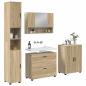Preview: Badezimmermöbel Set mit Tür 4 pcs Sonoma Eiche 30 x 35 x 192 cm