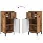 Preview: Badezimmermöbel Set mit Regal 2 pcs Altholz 39,5 x 36 x 88 cm