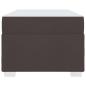 Preview: Bettgestell Dunkelbraun 90 x 190 cm Taschenfedern