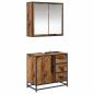 Preview: Badezimmermöbel Set 2 pcs Altholz 65 x 33 x 60 cm Holzwerkstoff