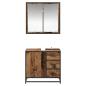 Preview: Badezimmermöbel Set 2 pcs Altholz 65 x 33 x 60 cm Holzwerkstoff