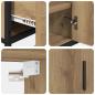 Preview: Badezimmermöbel Set 2 pcs Eiche handwerklich 65 x 33 x 60 cm