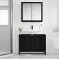 Preview: Badezimmermöbel Set 2 pcs Schwarze Eiche 80 x 33 x 60 cm