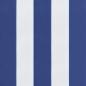 Preview: Niedriglehner-Auflagen 2 Stk. Blau Weiß Gestreift Oxford-Gewebe