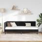 Preview: Eckbettgestell mit Kopfteil Schwarz 80 x 200 cm Samt