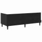 Preview: Eckbettgestell mit Kopfteil Schwarz 80 x 200 cm Samt