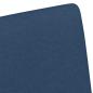 Preview: Esszimmerstuhl mit Kissen 2 pcs Blau 57 x 66 x 94 cm Stoff