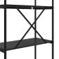 Preview: Bücherregal 3 Ebenen 80 x 30 x 109 cm Holzwerkstoff