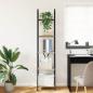 Preview: Regal Sonoma Eiche 40 x 30 x 183 cm Holzwerkstoff