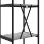 Preview: Regal Grau Sonoma 40 x 30 x 146 cm Holzwerkstoff