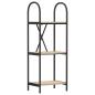 Preview: Regal Sonoma Eiche 40 x 30 x 109 cm Holzwerkstoff