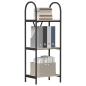 Preview: Regal Sonoma Eiche 40 x 30 x 109 cm Holzwerkstoff