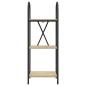 Preview: Regal Sonoma Eiche 40 x 30 x 109 cm Holzwerkstoff