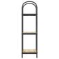 Preview: Regal Sonoma Eiche 40 x 30 x 109 cm Holzwerkstoff