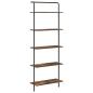 Preview: Regal Räuchereiche 60 x 24 x 168 cm Holzwerkstoff