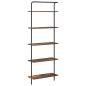 Preview: Regal Räuchereiche 60 x 24 x 168 cm Holzwerkstoff