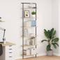 Preview: ARDEBO.de - Regal Sonoma Eiche 60 x 24 x 203 cm Holzwerkstoff