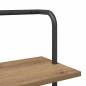 Preview: Regal Eiche handwerklich 60 x 24 x 203 cm Holzwerkstoff