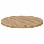 Preview: Tischplatte Eiche handwerklich 30 x 30 x 1,5 cm Holzwerkstoff