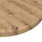 Preview: Tischplatte Eiche handwerklich 30 x 30 x 1,5 cm Holzwerkstoff