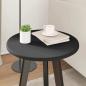 Preview: Tischplatte Schwarz 40 x 40 x 1.5 cm Holzwerkstoff