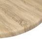 Preview: Tischplatte Sonoma Eiche 40 x 40 x 1.5 cm Holzwerkstoff