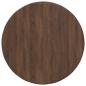 Preview: Tischplatte Braune Eiche 40 x 40 x 1.5 cm Holzwerkstoff